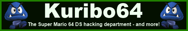 Kuribo64 - the main Super Mario 64 DS hacking site